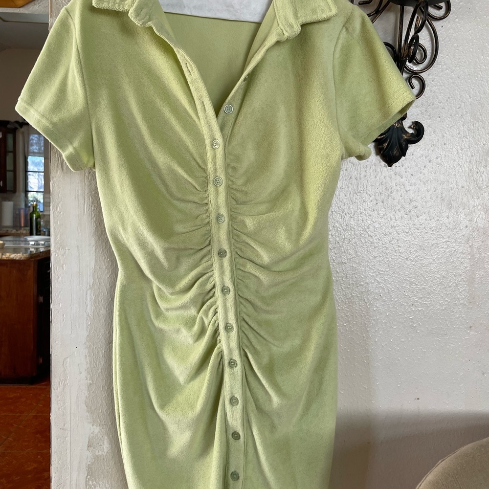 Beige by Tany, lime green dress size L
